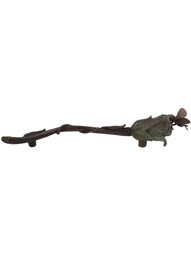 Rose Drawer Pull with Bee - 3 5/8 inch Center-to-Center.